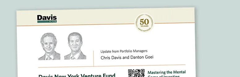 New: Davis NY Venture Fund PM Commentary