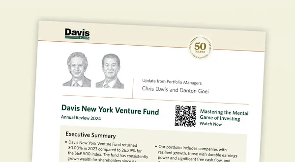  Davis NY Venture Fund - Update from the Portfolio Managers