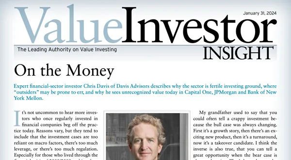 Value Investor Insight: PM Chris Davis on Financials