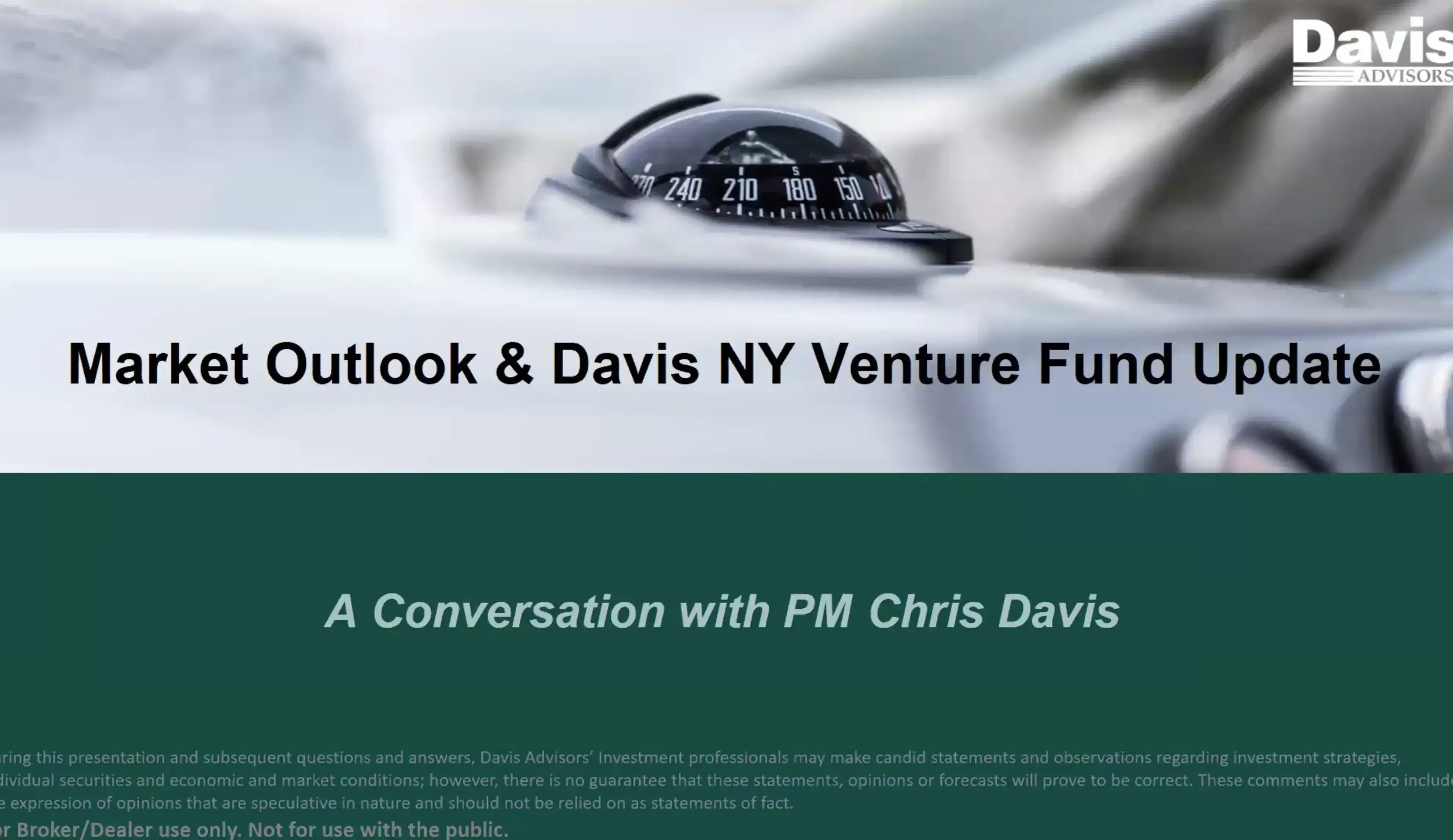 PM Chris Davis Update on Davis NY Venture Fund